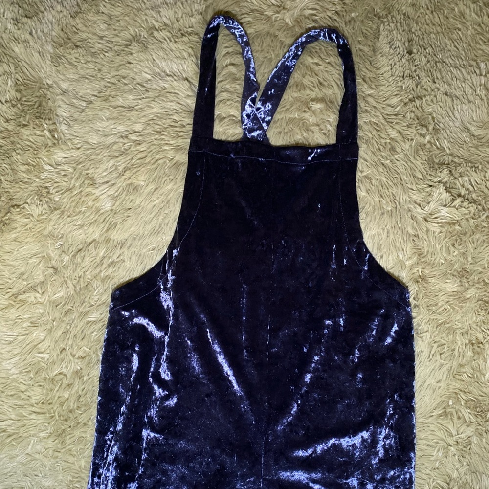 Urban Outfitters velvet overalls